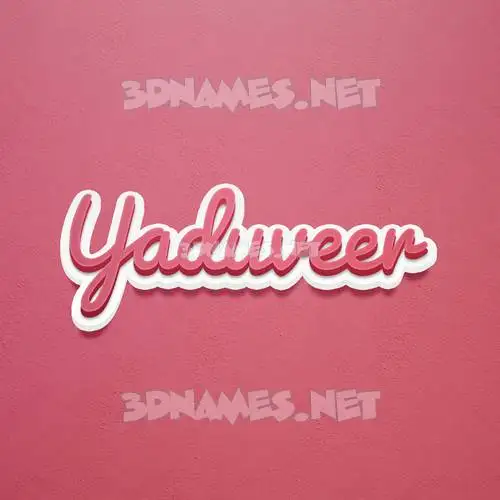 yaduveer in Red Scribble style - 3D name wallpaper yaduveer in Red Scribble style - 3D name wallpaper