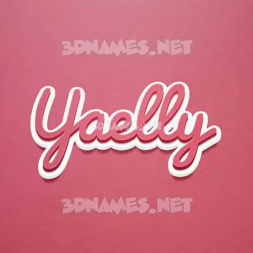 yaelly in Red Scribble style - 3D name wallpaper yaelly in Red Scribble style - 3D name wallpaper