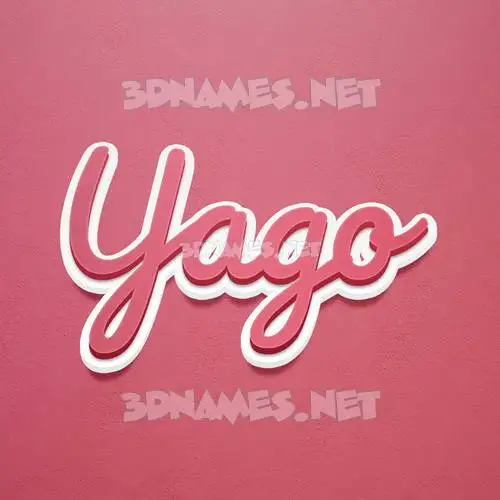 yago in Red Scribble style - 3D name wallpaper yago in Red Scribble style - 3D name wallpaper