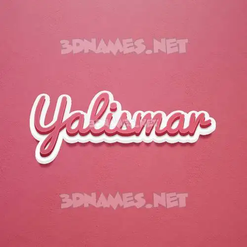 yalismar in Red Scribble style - 3D name wallpaper yalismar in Red Scribble style - 3D name wallpaper