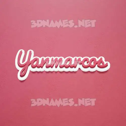 yanmarcos in Red Scribble style - 3D name wallpaper yanmarcos in Red Scribble style - 3D name wallpaper