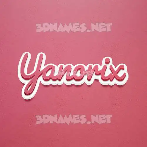 yanorix in Red Scribble style - 3D name wallpaper yanorix in Red Scribble style - 3D name wallpaper