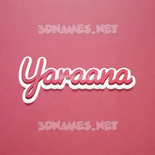 yaraana in Red Scribble style - 3D name wallpaper yaraana in Red Scribble style - 3D name wallpaper