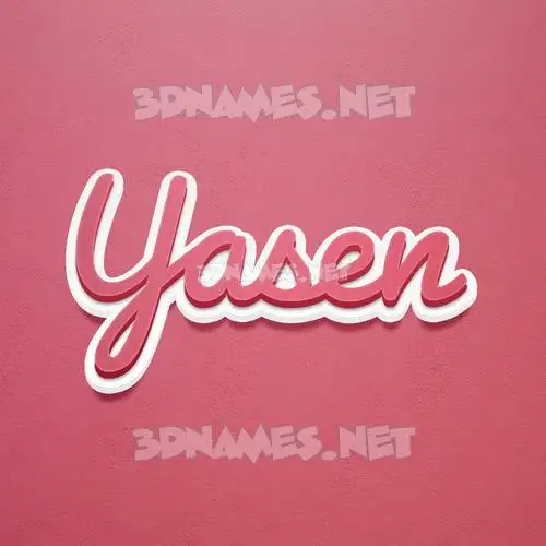 yasen in Red Scribble style - 3D name wallpaper yasen in Red Scribble style - 3D name wallpaper