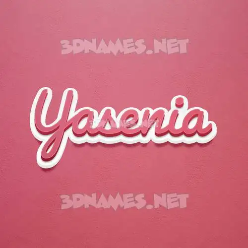 yasenia in Red Scribble style - 3D name wallpaper yasenia in Red Scribble style - 3D name wallpaper