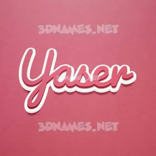 yaser in Red Scribble style - 3D name wallpaper yaser in Red Scribble style - 3D name wallpaper