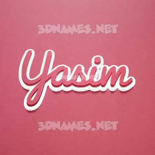 yasim in Red Scribble style - 3D name wallpaper yasim in Red Scribble style - 3D name wallpaper