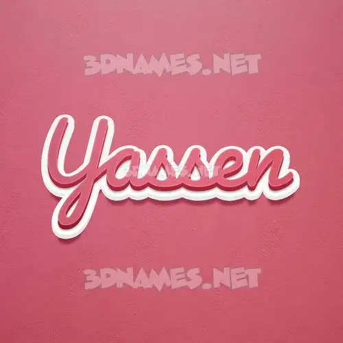 yassen in Red Scribble style - 3D name wallpaper yassen in Red Scribble style - 3D name wallpaper