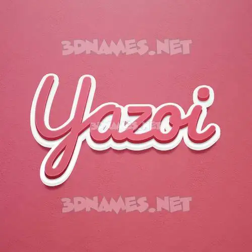 yazoi in Red Scribble style - 3D name wallpaper yazoi in Red Scribble style - 3D name wallpaper