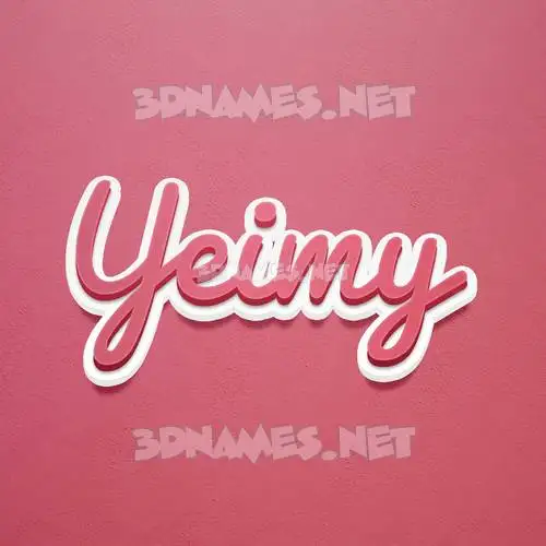 yeimy in Red Scribble style - 3D name wallpaper yeimy in Red Scribble style - 3D name wallpaper