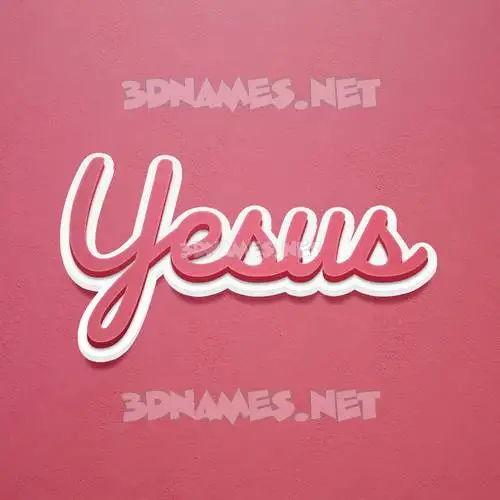 yesus in Red Scribble style - 3D name wallpaper yesus in Red Scribble style - 3D name wallpaper