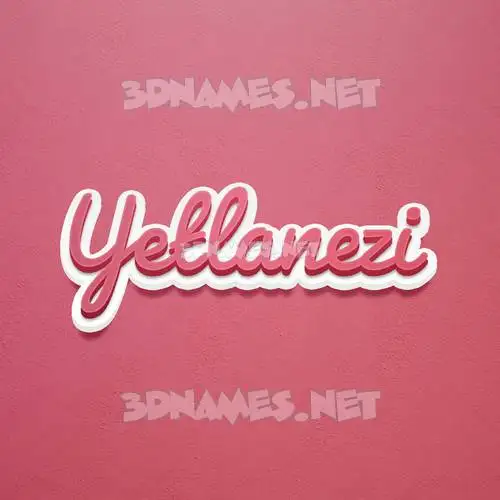 yetlanezi in Red Scribble style - 3D name wallpaper yetlanezi in Red Scribble style - 3D name wallpaper