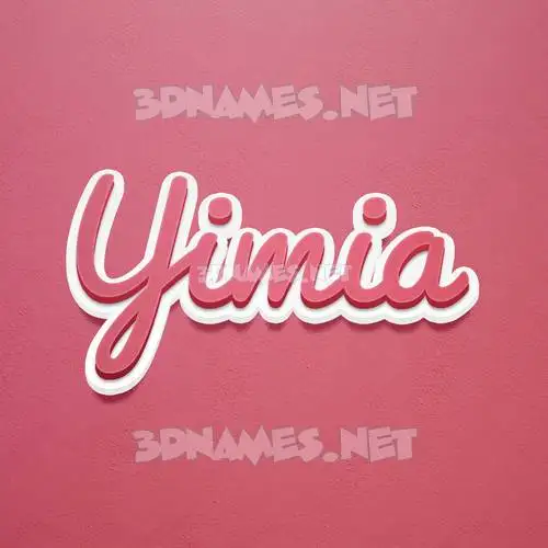 yimia in Red Scribble style - 3D name wallpaper yimia in Red Scribble style - 3D name wallpaper