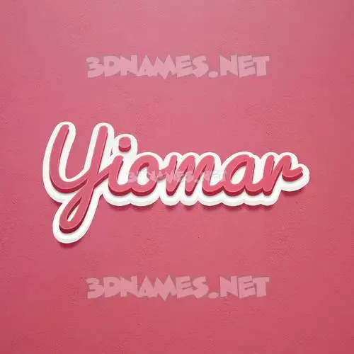 yiomar in Red Scribble style - 3D name wallpaper yiomar in Red Scribble style - 3D name wallpaper