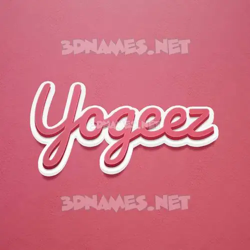 yogeez in Red Scribble style - 3D name wallpaper yogeez in Red Scribble style - 3D name wallpaper