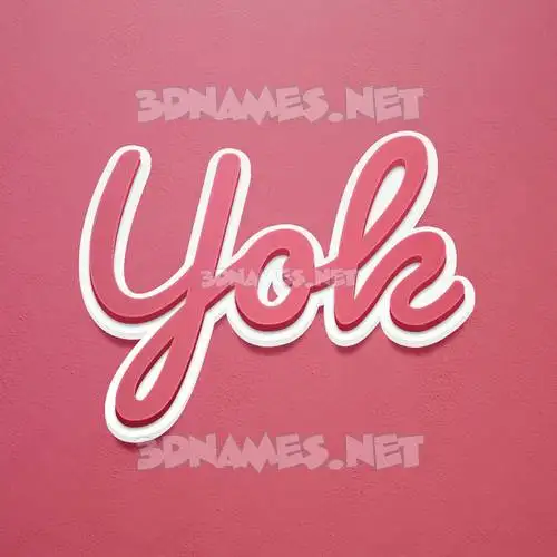 yok in Red Scribble style - 3D name wallpaper yok in Red Scribble style - 3D name wallpaper