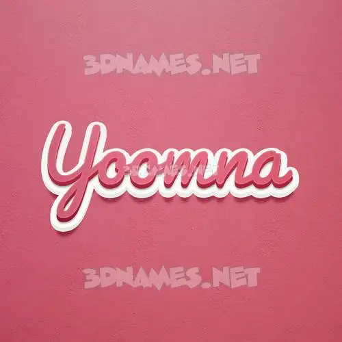 yoomna in Red Scribble style - 3D name wallpaper yoomna in Red Scribble style - 3D name wallpaper