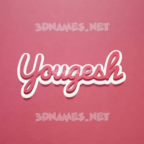 yougesh in Red Scribble style - 3D name wallpaper yougesh in Red Scribble style - 3D name wallpaper