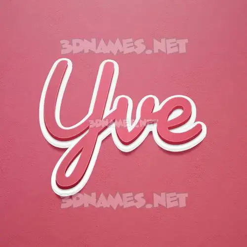 yve in Red Scribble style - 3D name wallpaper yve in Red Scribble style - 3D name wallpaper