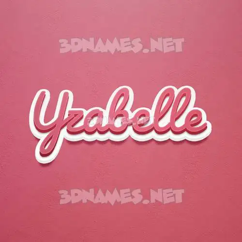 yzabelle in Red Scribble style - 3D name wallpaper yzabelle in Red Scribble style - 3D name wallpaper