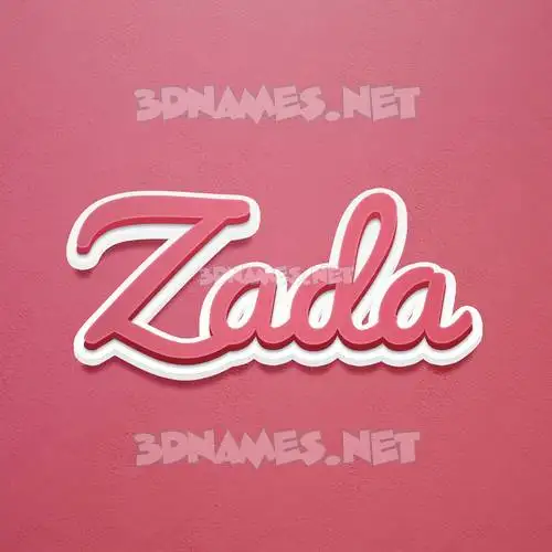 zada in Red Scribble style - 3D name wallpaper zada in Red Scribble style - 3D name wallpaper