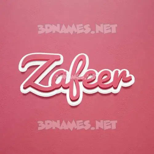 zafeer in Red Scribble style - 3D name wallpaper zafeer in Red Scribble style - 3D name wallpaper