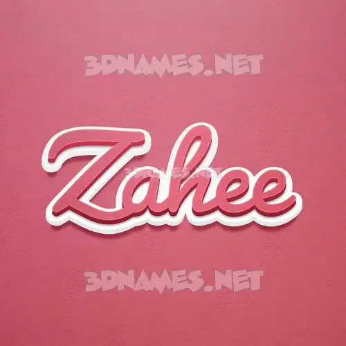 zahee in Red Scribble style - 3D name wallpaper zahee in Red Scribble style - 3D name wallpaper