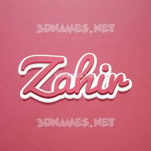 zahir in Red Scribble style - 3D name wallpaper zahir in Red Scribble style - 3D name wallpaper