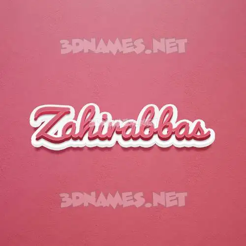zahirabbas in Red Scribble style - 3D name wallpaper zahirabbas in Red Scribble style - 3D name wallpaper