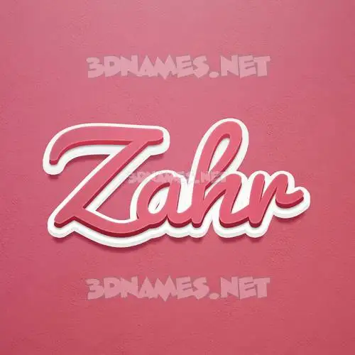 zahr in Red Scribble style - 3D name wallpaper zahr in Red Scribble style - 3D name wallpaper