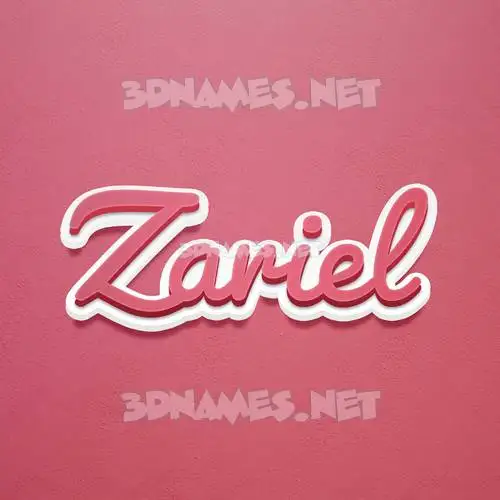 zariel in Red Scribble style - 3D name wallpaper zariel in Red Scribble style - 3D name wallpaper