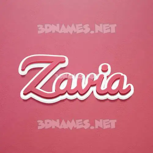 zavia in Red Scribble style - 3D name wallpaper zavia in Red Scribble style - 3D name wallpaper