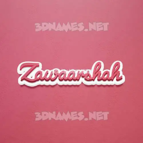zawaarshah in Red Scribble style - 3D name wallpaper zawaarshah in Red Scribble style - 3D name wallpaper