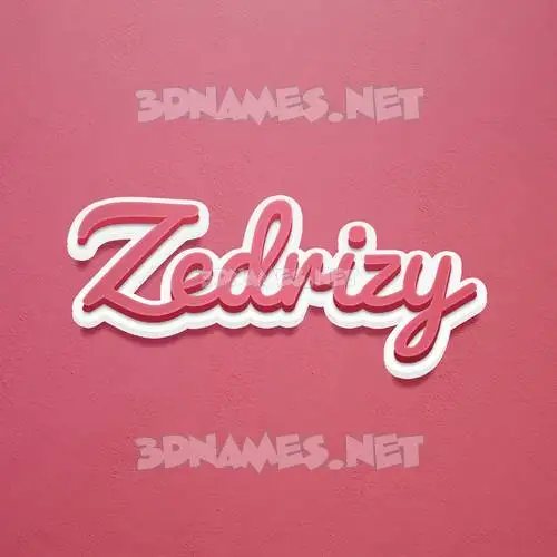 zedrizy in Red Scribble style - 3D name wallpaper zedrizy in Red Scribble style - 3D name wallpaper