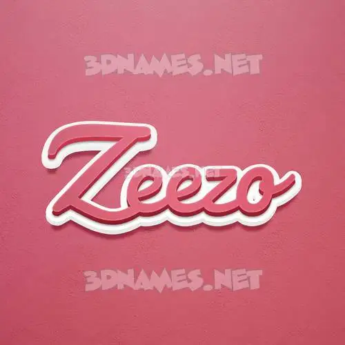 zeezo in Red Scribble style - 3D name wallpaper zeezo in Red Scribble style - 3D name wallpaper