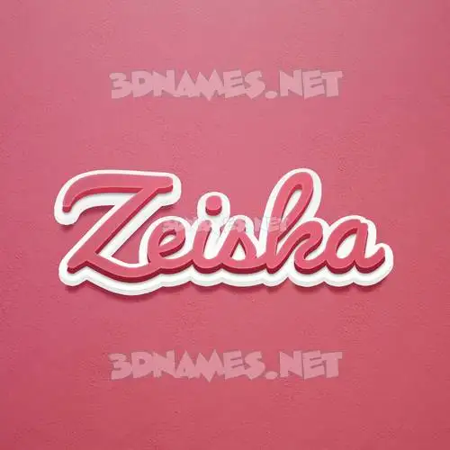 zeiska in Red Scribble style - 3D name wallpaper zeiska in Red Scribble style - 3D name wallpaper