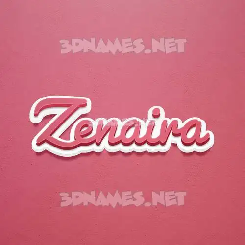 zenaira in Red Scribble style - 3D name wallpaper zenaira in Red Scribble style - 3D name wallpaper