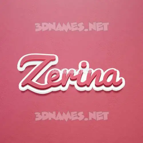 zerina in Red Scribble style - 3D name wallpaper zerina in Red Scribble style - 3D name wallpaper