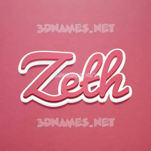 zeth in Red Scribble style - 3D name wallpaper zeth in Red Scribble style - 3D name wallpaper