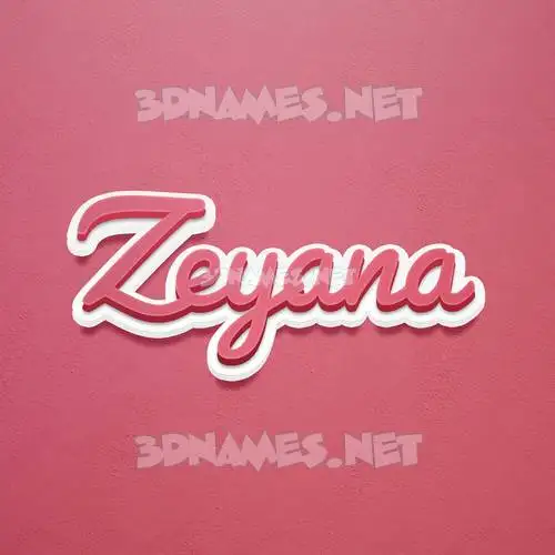 zeyana in Red Scribble style - 3D name wallpaper zeyana in Red Scribble style - 3D name wallpaper