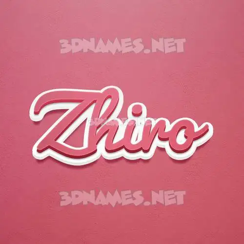 zhiro in Red Scribble style - 3D name wallpaper zhiro in Red Scribble style - 3D name wallpaper