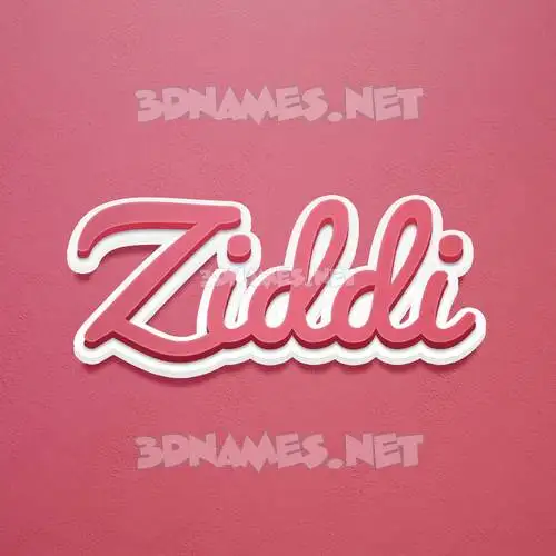ziddi in Red Scribble style - 3D name wallpaper ziddi in Red Scribble style - 3D name wallpaper