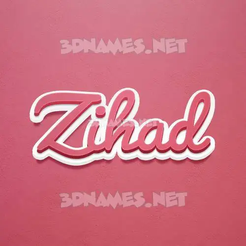 zihad in Red Scribble style - 3D name wallpaper zihad in Red Scribble style - 3D name wallpaper
