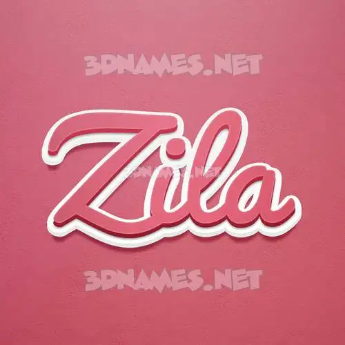 zila in Red Scribble style - 3D name wallpaper zila in Red Scribble style - 3D name wallpaper