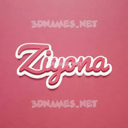 ziyona in Red Scribble style - 3D name wallpaper ziyona in Red Scribble style - 3D name wallpaper