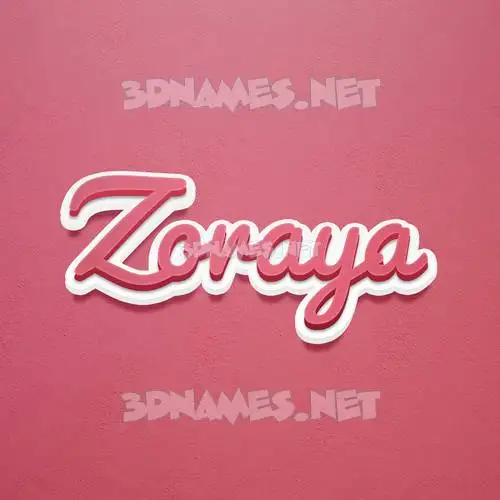 zoraya in Red Scribble style - 3D name wallpaper zoraya in Red Scribble style - 3D name wallpaper