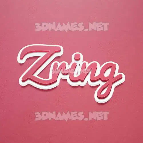 zring in Red Scribble style - 3D name wallpaper zring in Red Scribble style - 3D name wallpaper