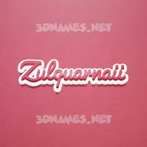 zulquarnaii in Red Scribble style - 3D name wallpaper zulquarnaii in Red Scribble style - 3D name wallpaper