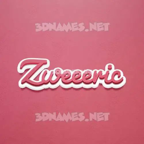 zweeeric in Red Scribble style - 3D name wallpaper zweeeric in Red Scribble style - 3D name wallpaper