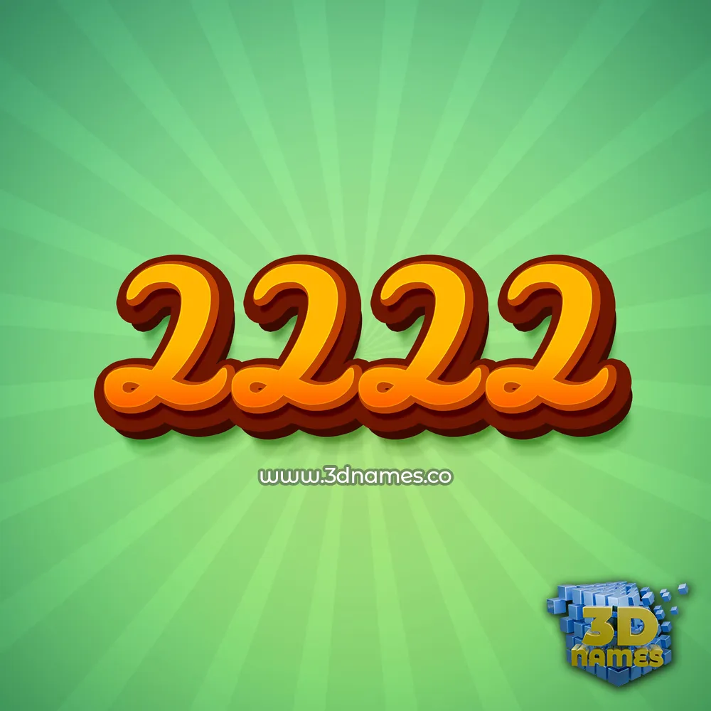 2222 in Green Rays style - 3D name wallpaper 2222 in Green Rays style - 3D name wallpaper